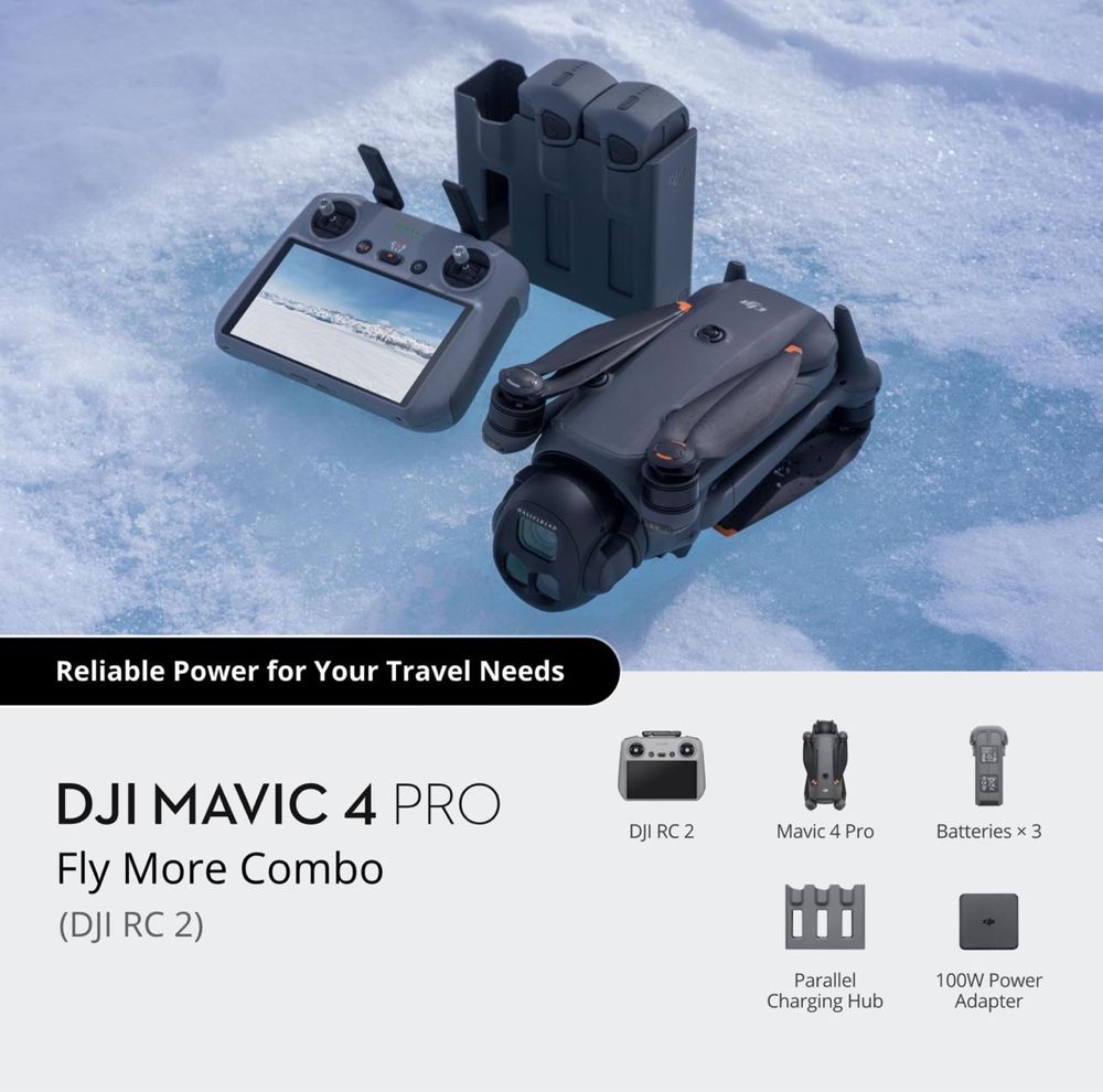 Dji mavic 4 pro fly more combo rc2