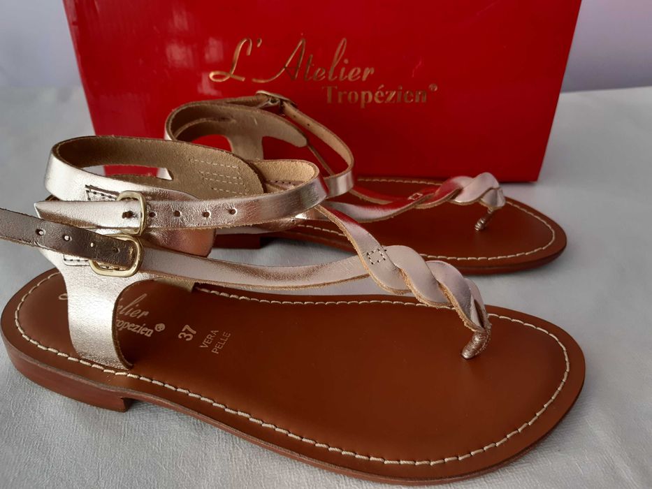 Нови Les Tropeziennes/ Pepe Jeans  ест.кожа бели обувки