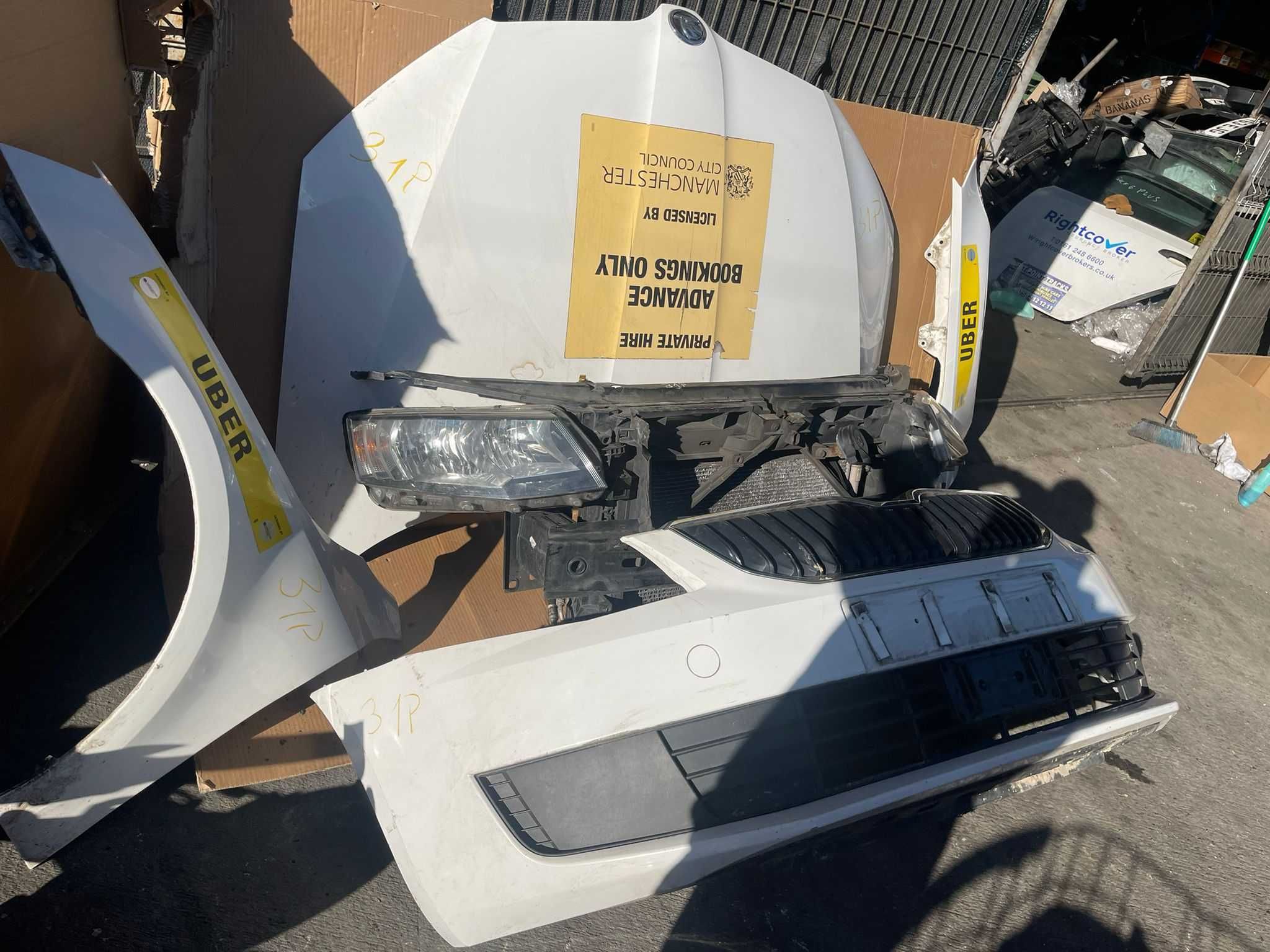 Fata completa Skoda Octavia 3 bara capota aripi faruri trager