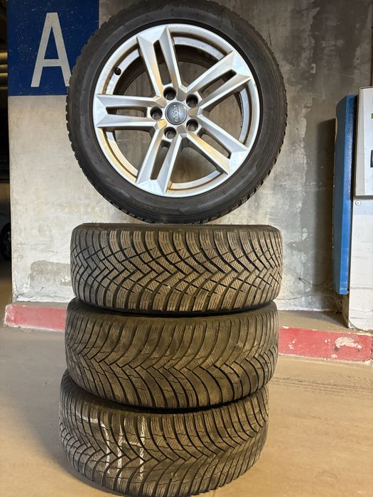 Jante 17 originale Audi VW Skoda anv M+ S 225/50/17 Hankkok DOT 1224