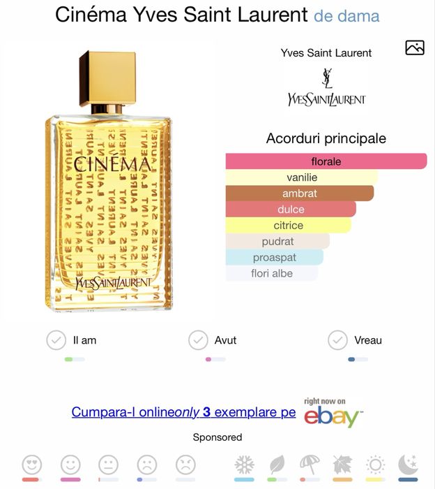 Vand parfum ysl cinema