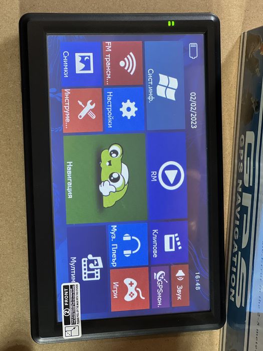 Чисто нова Gps Igo 7” инчова навигация подходяща за автомобил, автобус