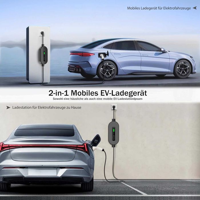 Преносима станция за зареждане на електрически автомобил 16A 5M,1 фаза