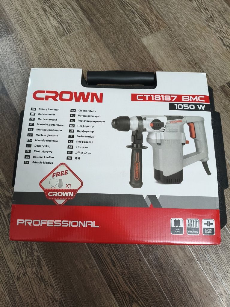 Продам новый перфоратор Crown