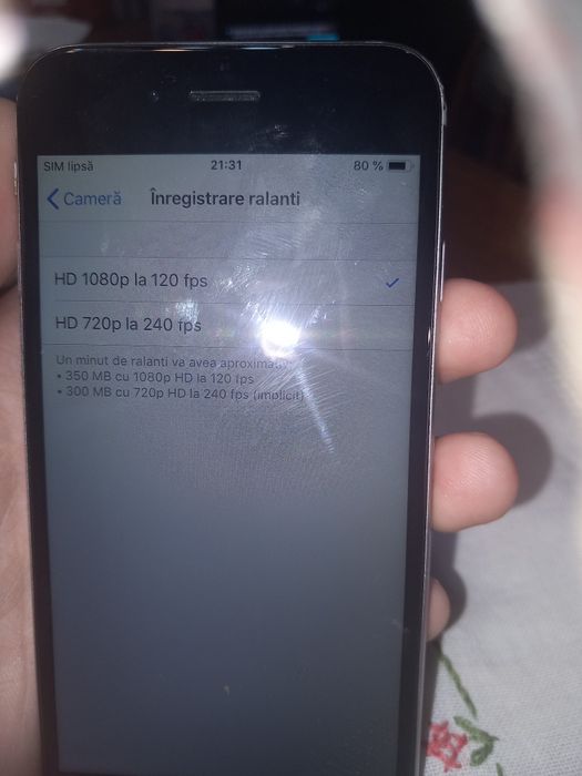IPhone 6S nu este ID liber În rest totul funcțional