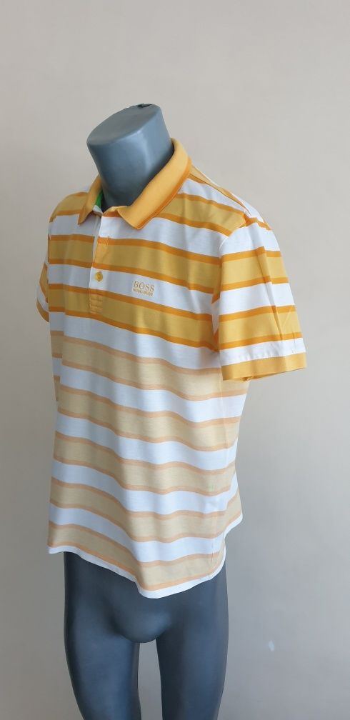 Hugo Boss  Pique Cotton Mens Size 50 / L НОВО! ОРИГИНАЛНА Тениска!