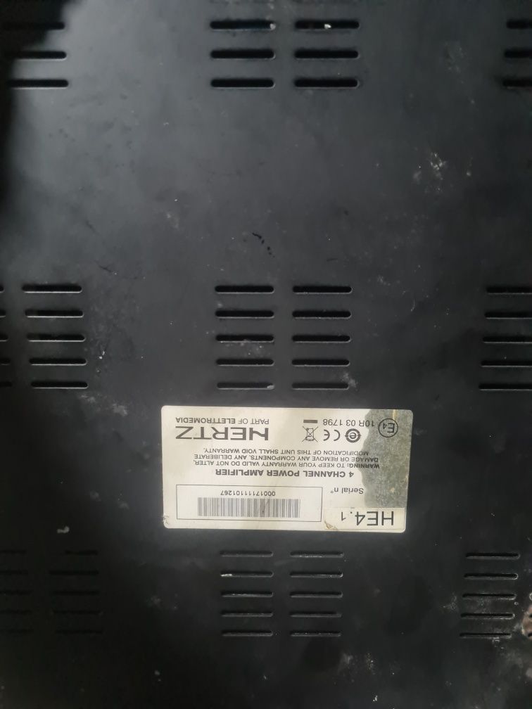 Hertz 4 he 1200watt