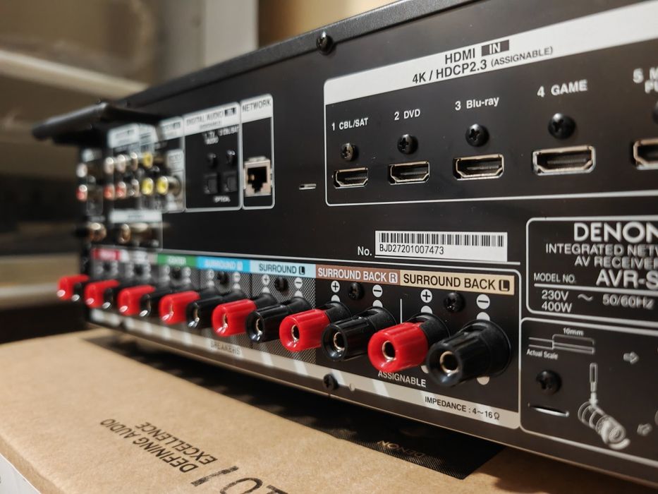 Denon AVR S750H  Dolby Atmos Wi-Fi Bluetooth HDMI 4K