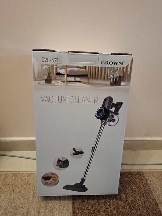 Вертикална безкабелна прахосмукачка Crown Чисто нова