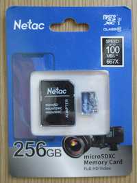 MicroSD Card Netac 256GB