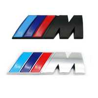 Emblema Mpower ,spate portbagaj BMW, Crom sau Negru