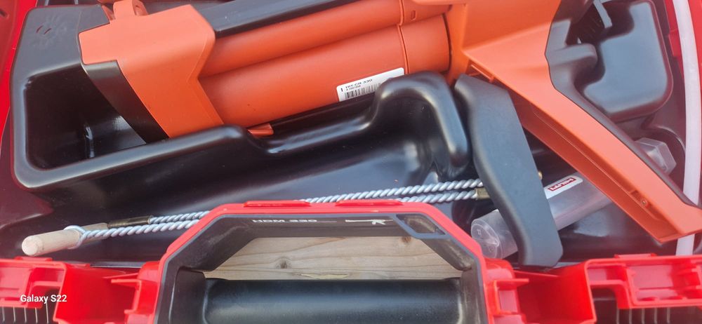 Hilti pistol de impact, ancora chimica
