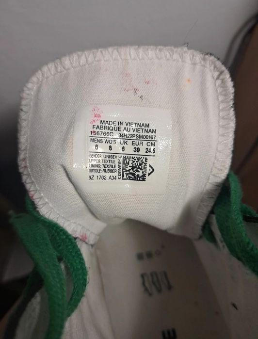Reducere 100 de lei.Tenisi converse unisex pictați manual