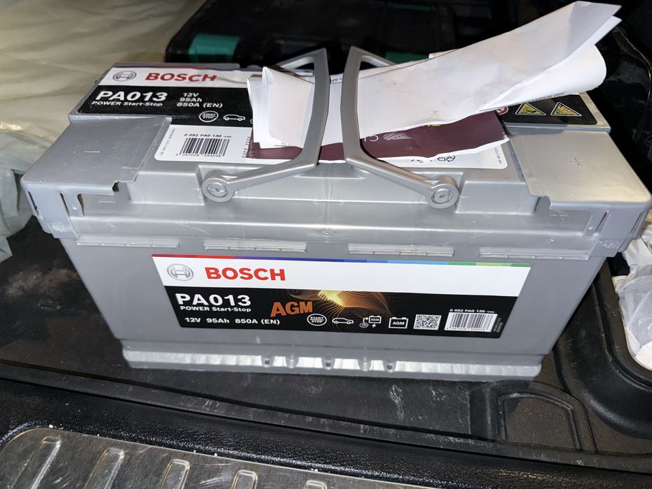 Акумулатор BOSH 95A AGM НОВ  в гаранция