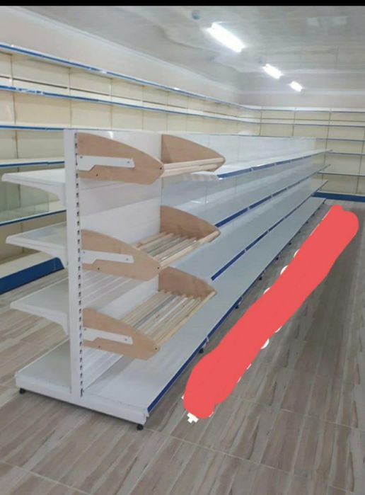 Витрины полки стеллажи перфорация кассы складские