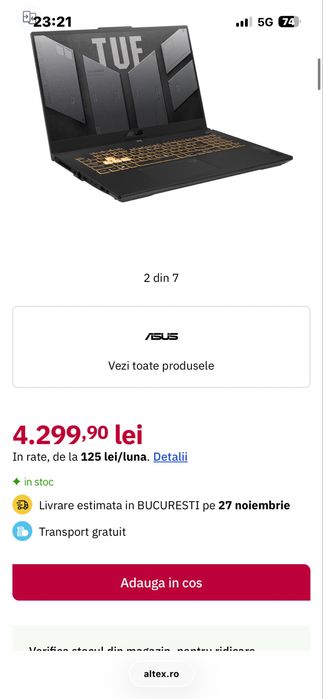 Laptop asus tuf gaming