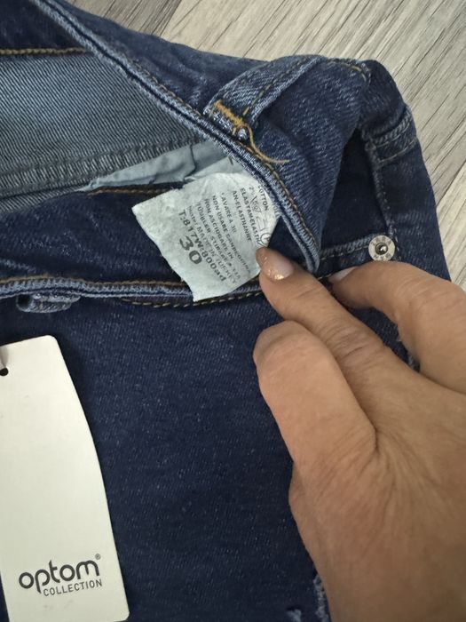 Джинсовые брюки от Zara размер 46