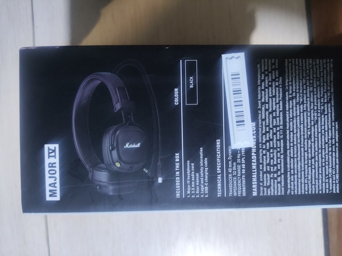 Продам marshall major 4 в идеальном состоянии