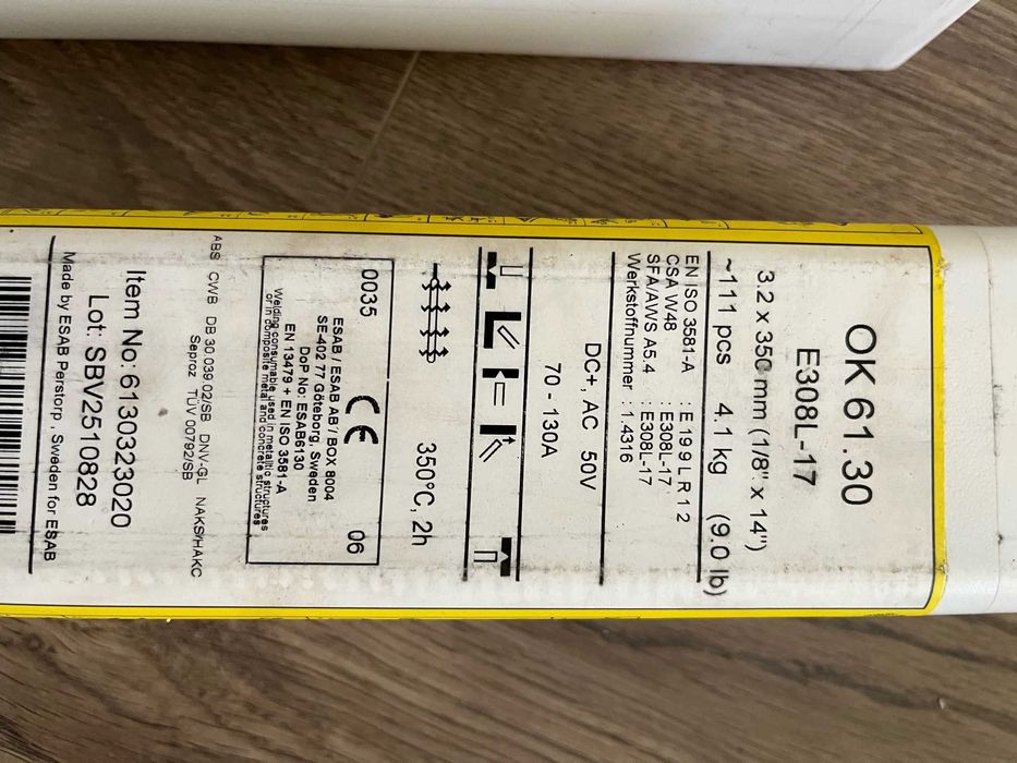 Electrozi sudura inox