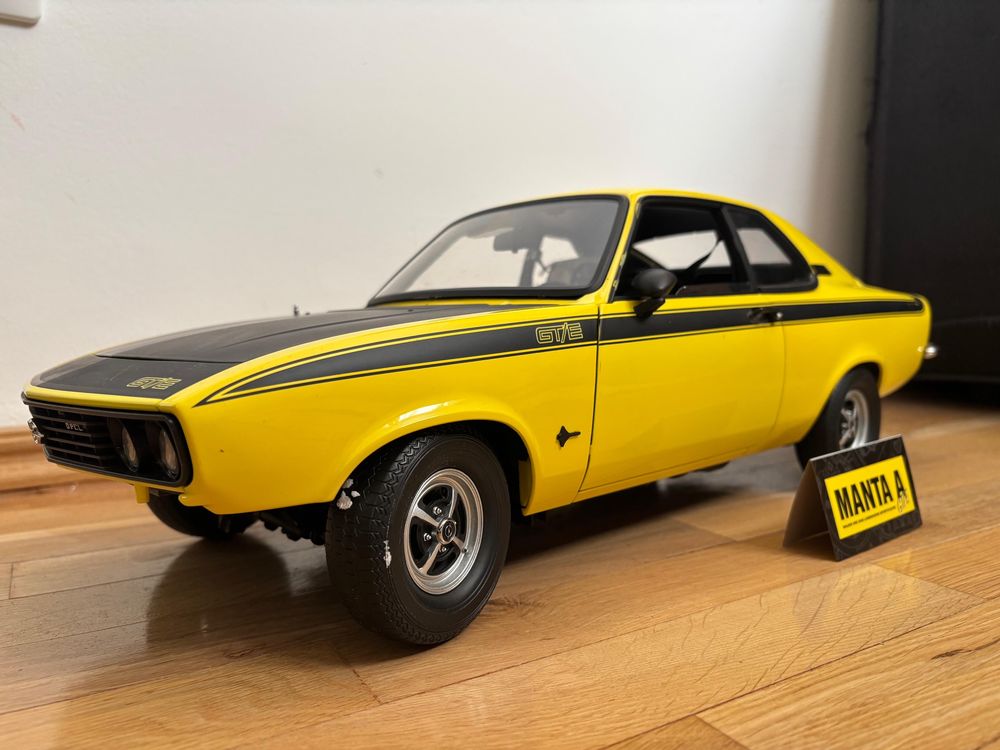 Macheta Opel Manta A GT/E - scara 1/8