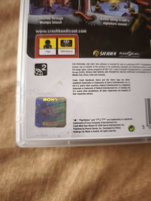 PSP games, Killzone, Toy story 3, Crash