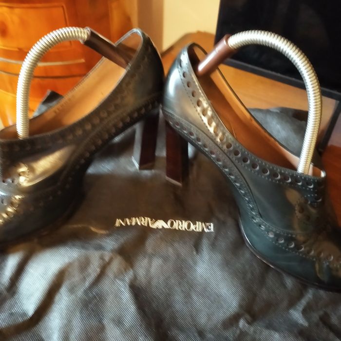 Ghete Giorgio Armani piele naturala