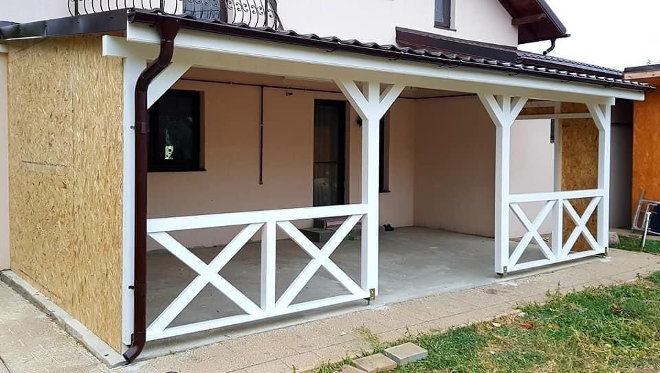 Terase și foișoare din lemn uscat