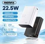 Remax RPP-655 Power Bank 20000mAh Upine PD 20W+22.5W Fast Charging