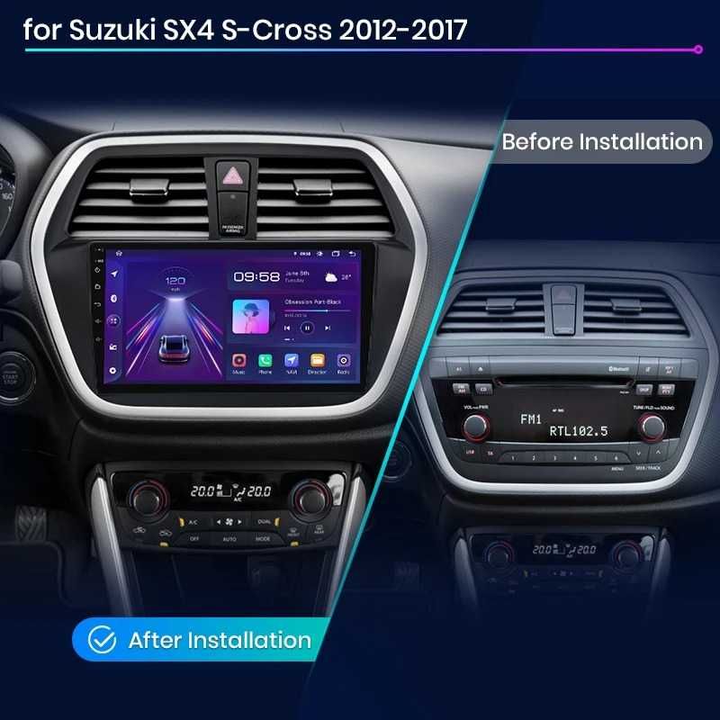 Navigatie Dedicata Suzuki S-Cross (2012-2016), 9Inch, Bluetooth, WiFi