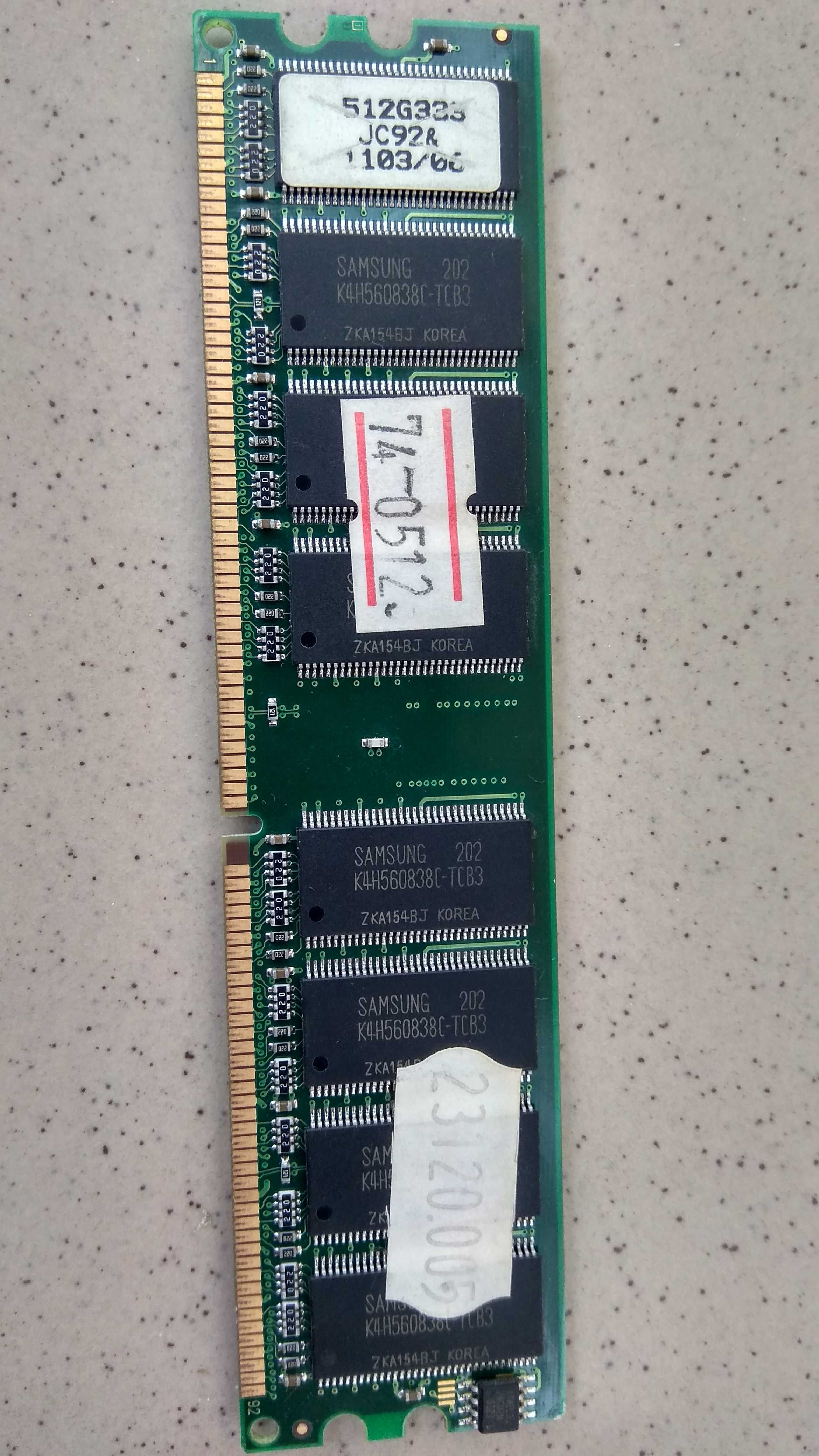 Memorii RAM DDR2 512 MB + 256 MB