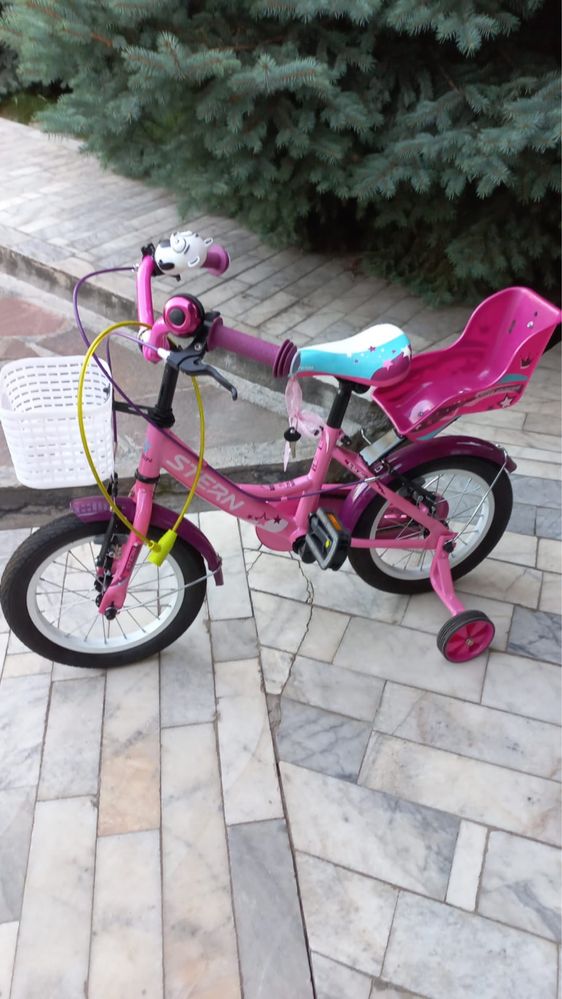 Велосипед для девочки 3-5 лет