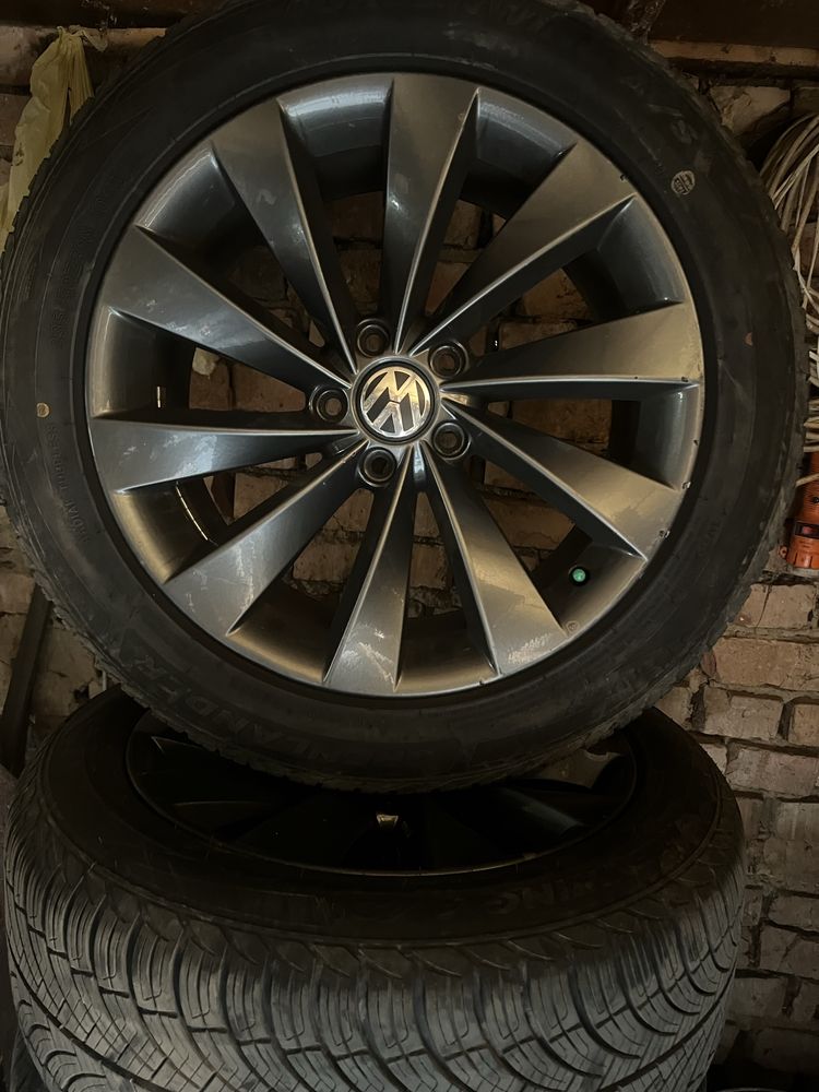 Roti vw R18 ,anvelopa  nou dot 2024/9