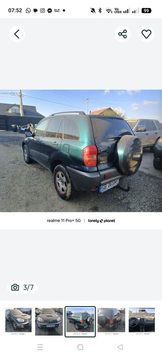 Piese chiuloasă bloc jante ușa cardan kit pornire far Toyota rav4 2003