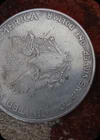Moneda veche un dolar silver ani 1906