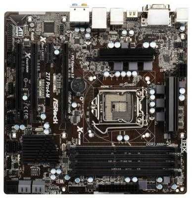 Дънна платка z77 pro4-m overclock