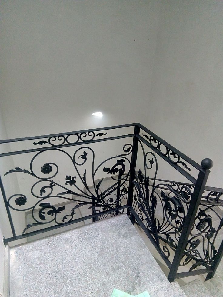 Balustrada de lux fier forjat si polimer