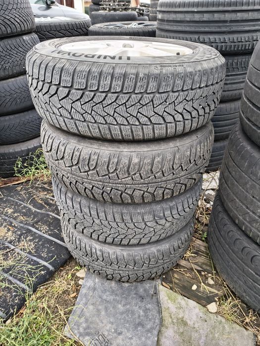 Roti de iarna jante aliaj cu anvelope 195.65.r15 pt golf 5x112