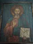 Icoana veche pictata pe lemn