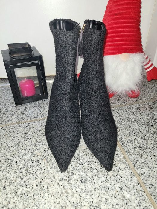 Botine tweed Zara