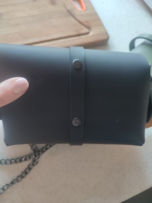 Чанта естествена кожа, българска изеаботка изработка