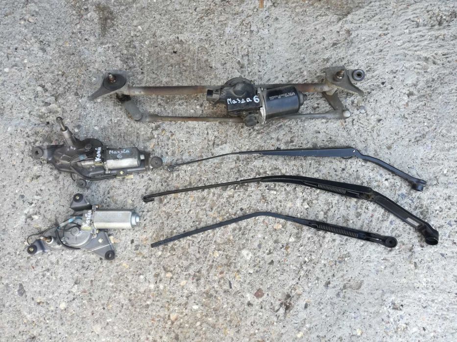 Мазда 6/ Mazda 6 моторче механизъм рамена предни чистачки чистачка