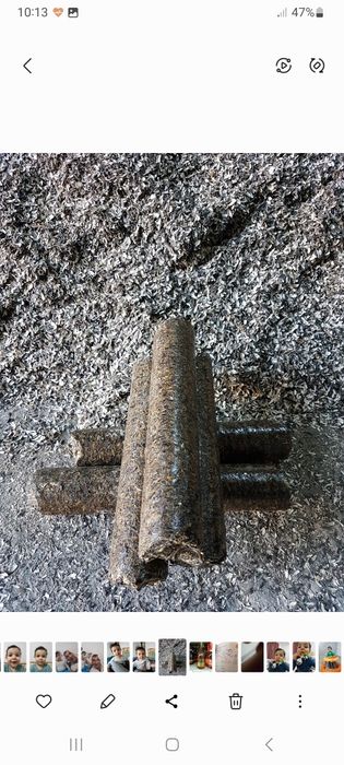 Brichete foc din coaja de floarea soarelui