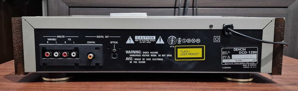 Cd player Denon DCD-1290 model de top