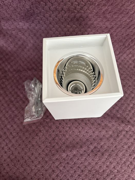 Plafonieră DOWNLIGHT SQUARE 1x60W E27, alb