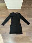Дамска черна рокля ZARA