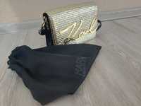 Karl Lagerfeld чанта през рамо - злато