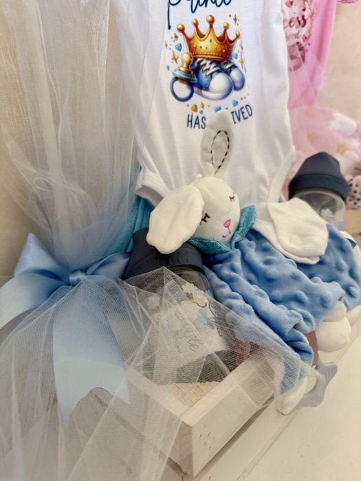 Подаръчна кошница / щайга за бебе