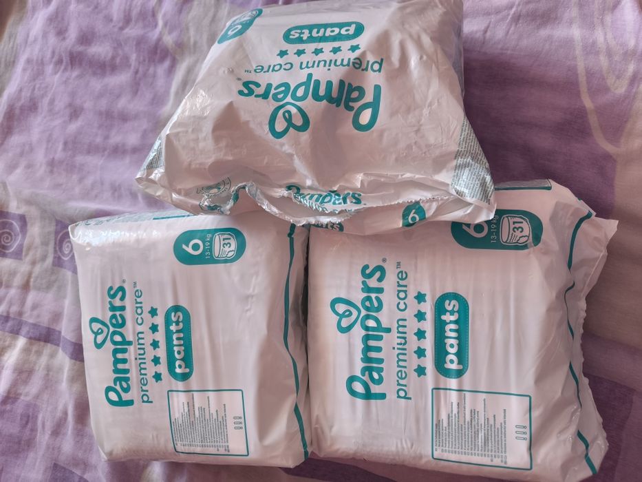 Памперси Pampers premium care pants