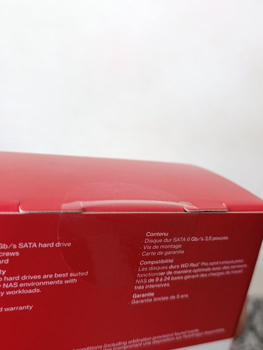 HDD Western Digital WD Red Pro 14TB, 3.5", ideal NAS, nou sigilat