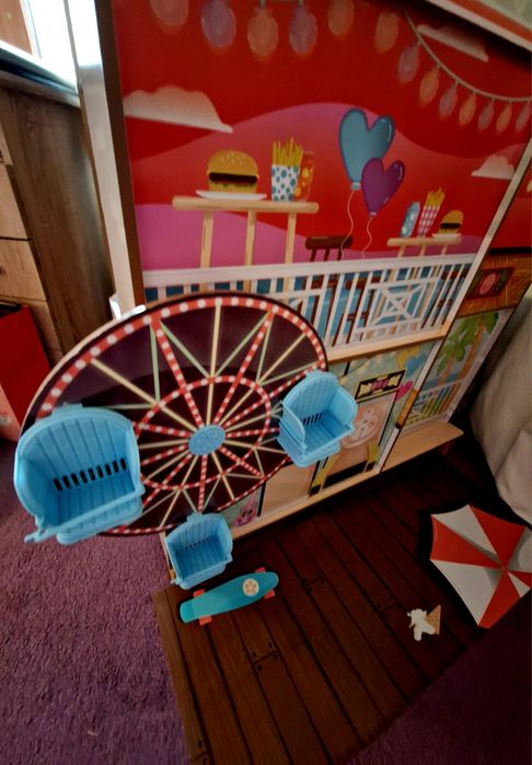 Casuta papusi lemn kid kraft